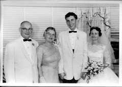 26 1958 Cleora & Herb Heideman, Betty & Nub Miller
